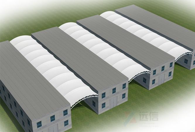 过道中庭膜结构遮阳雨棚 过道中庭膜结构遮阳雨棚